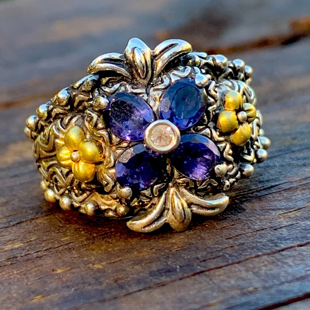 Barbara Bixby Iolite Ring